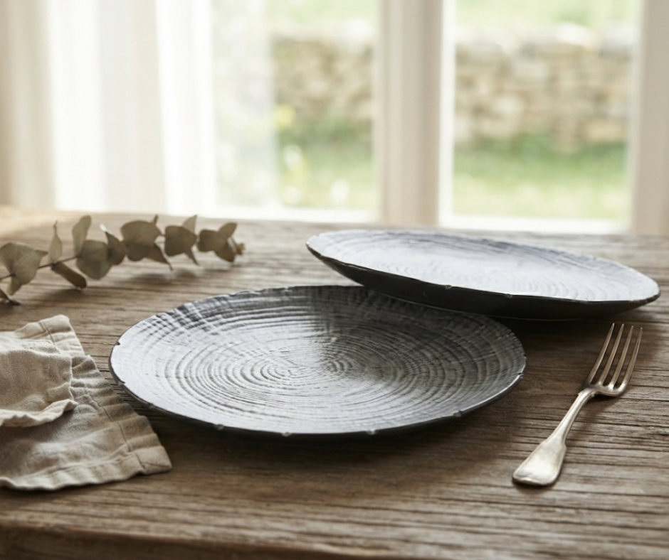 Earthy Ring Round Platter