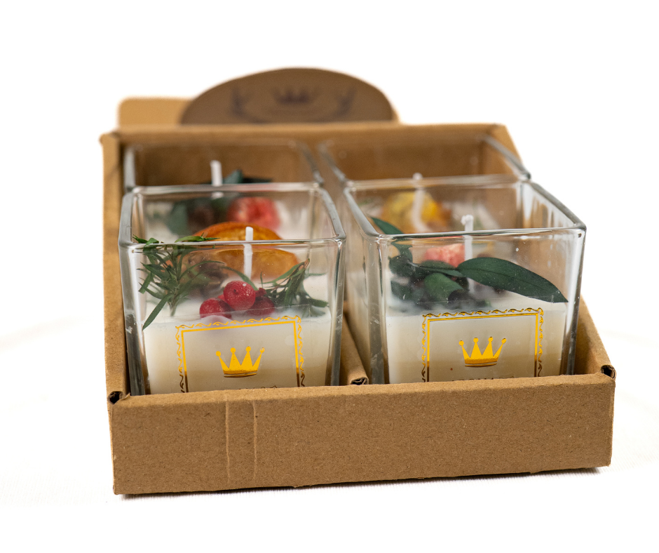 Crown Glass Scented Candles