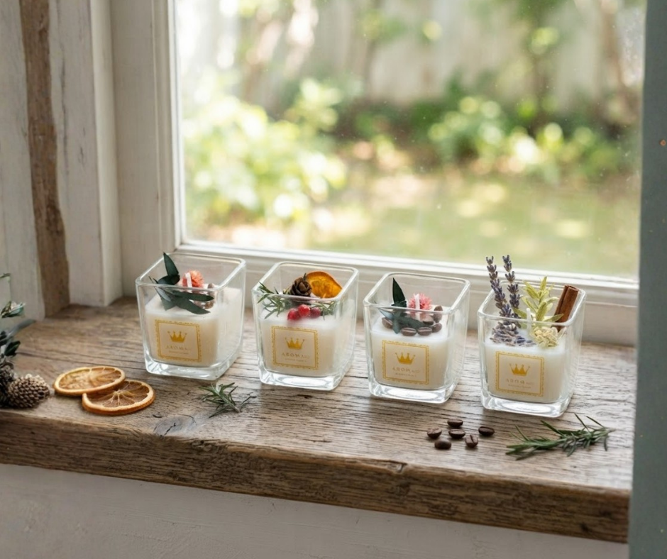 Crown Glass Scented Candles