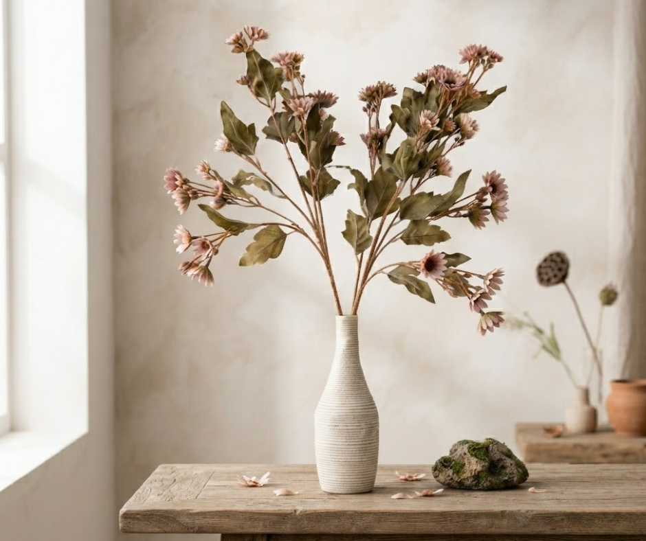 Rustic Dusty Floral Stem