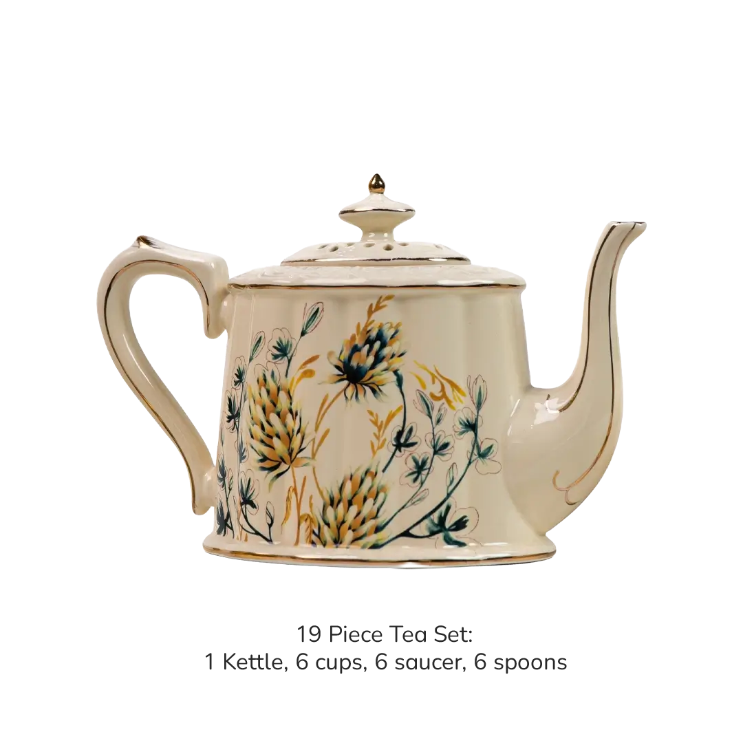 Whispering Wildflower Tea Set (19 piece)