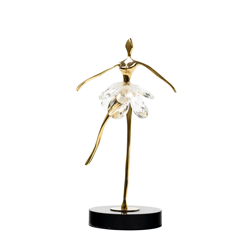 Crystal Bloom Dancer Sculpture