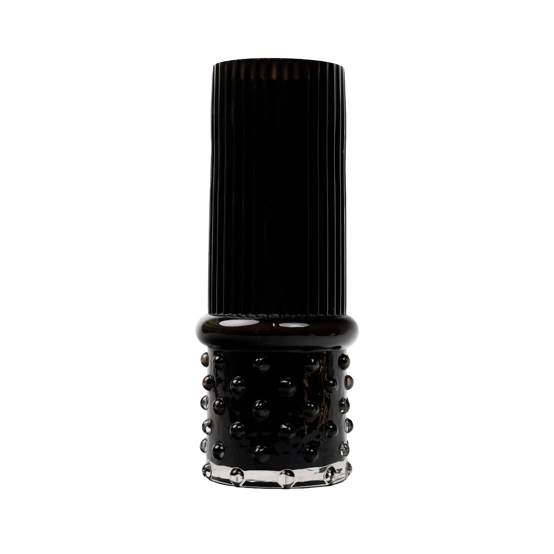 Midnight Ripple Vase