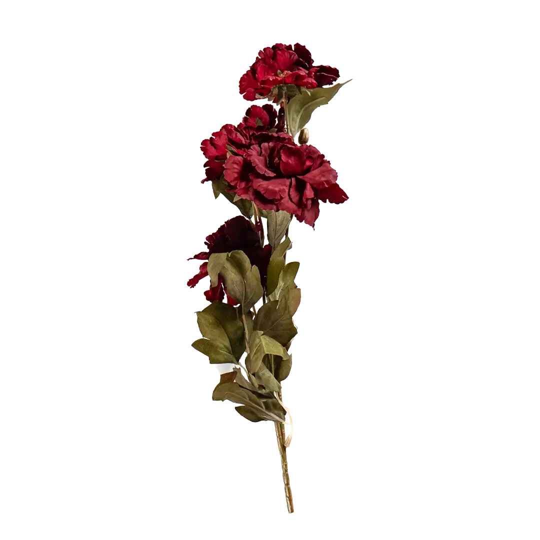 Peony Cloud Stem - Red