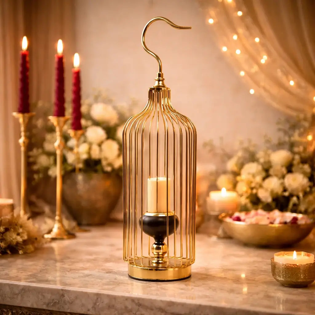 Gilded Aviary Glow Lantern