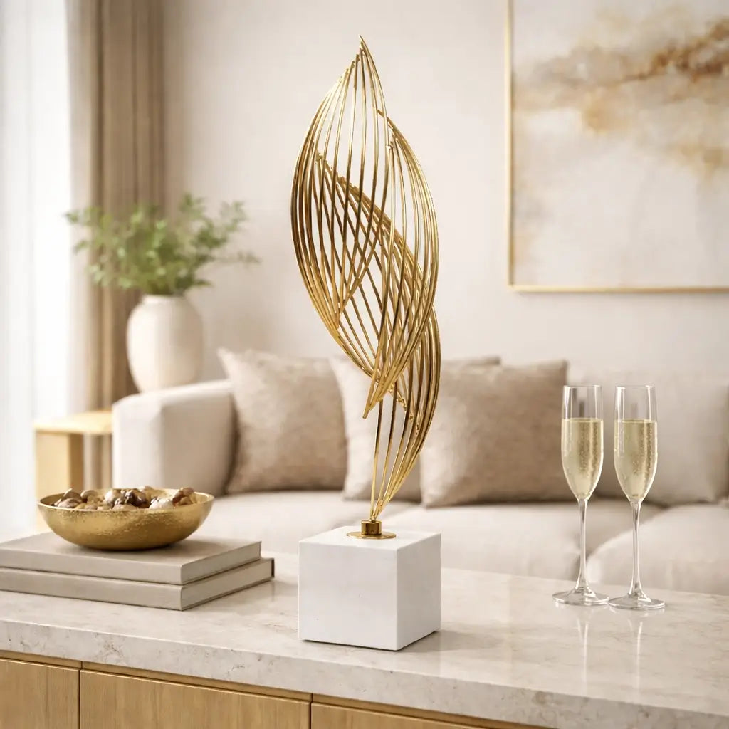 Aurum Drift Sculpture