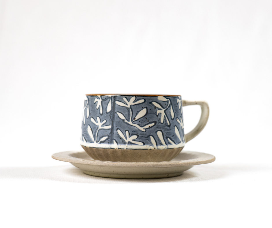 Blue Blossom Teacup
