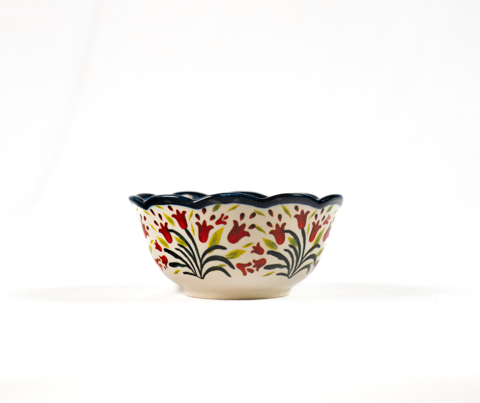 Crimson Blossom Bowl