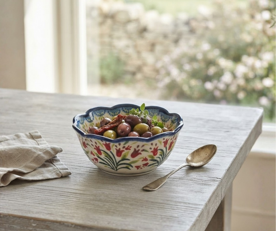 Crimson Blossom Bowl