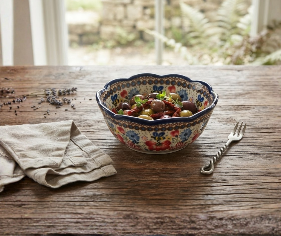 Bumblebee Pottery Bowl