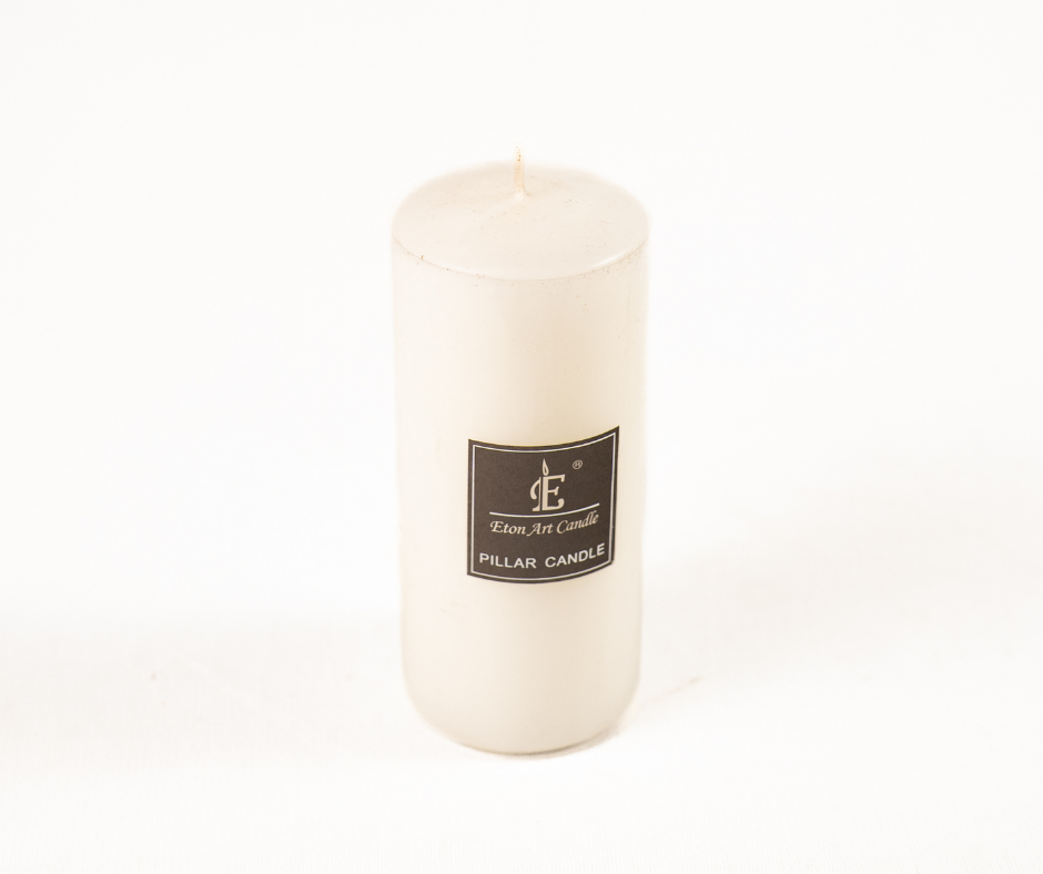 Minimalist White Candle