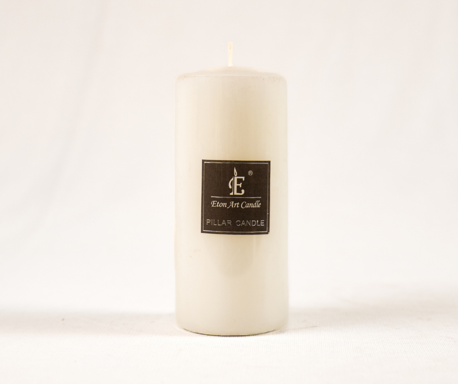 Minimalist White Candle