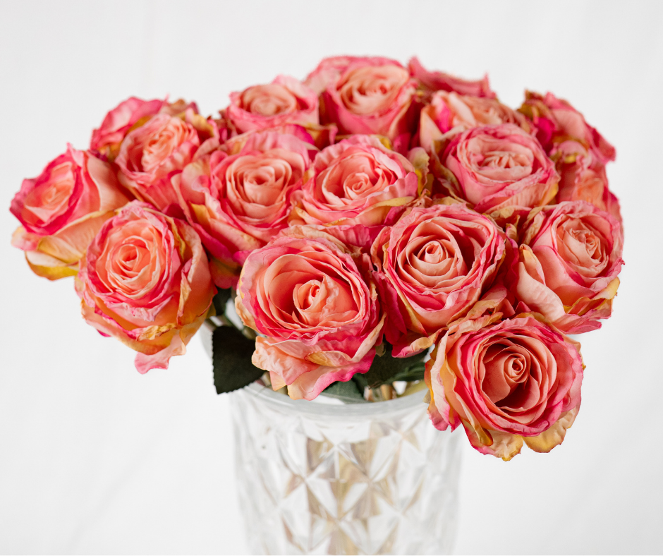 Peach Blush Rose Bouquet