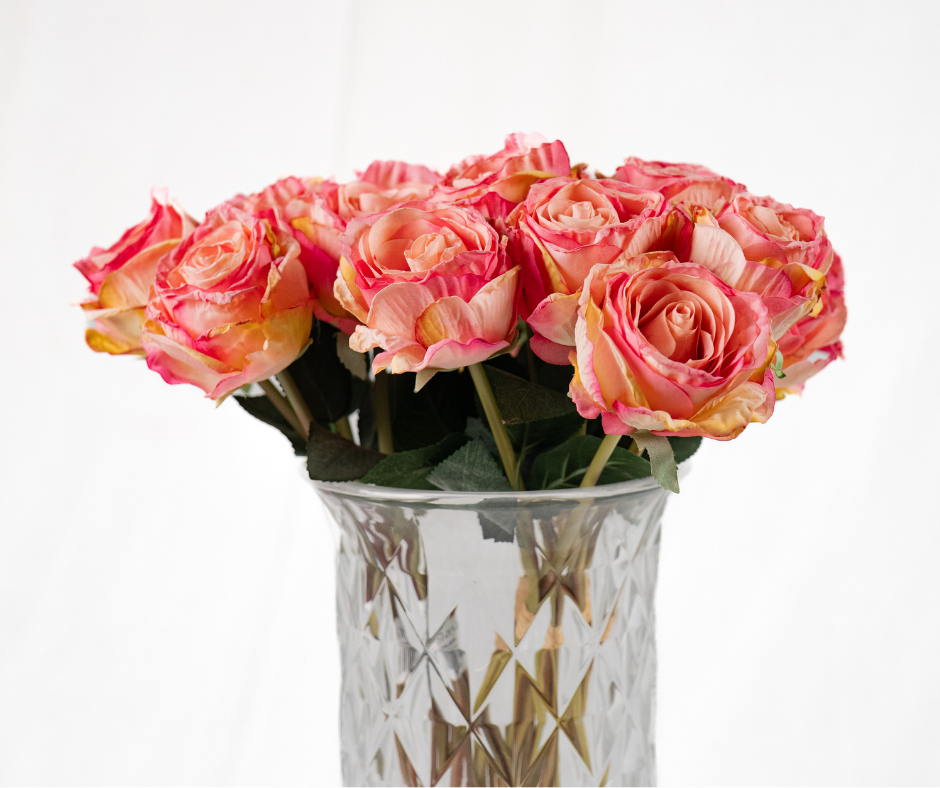 Peach Blush Rose Bouquet