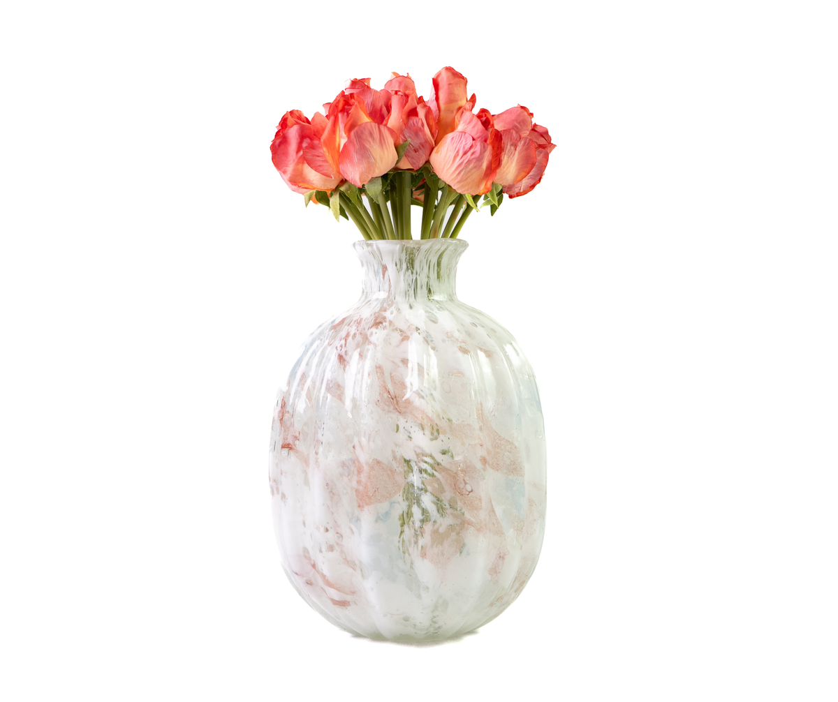 Cloud Marbled Vessel Vase