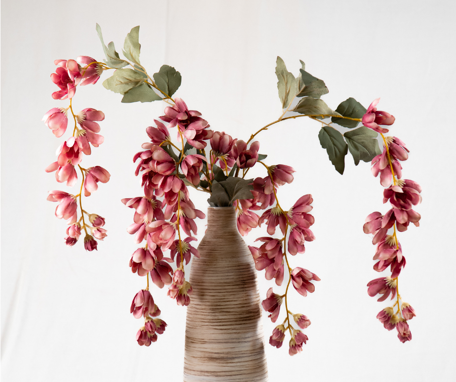 Cascading Pink Blossom Stem