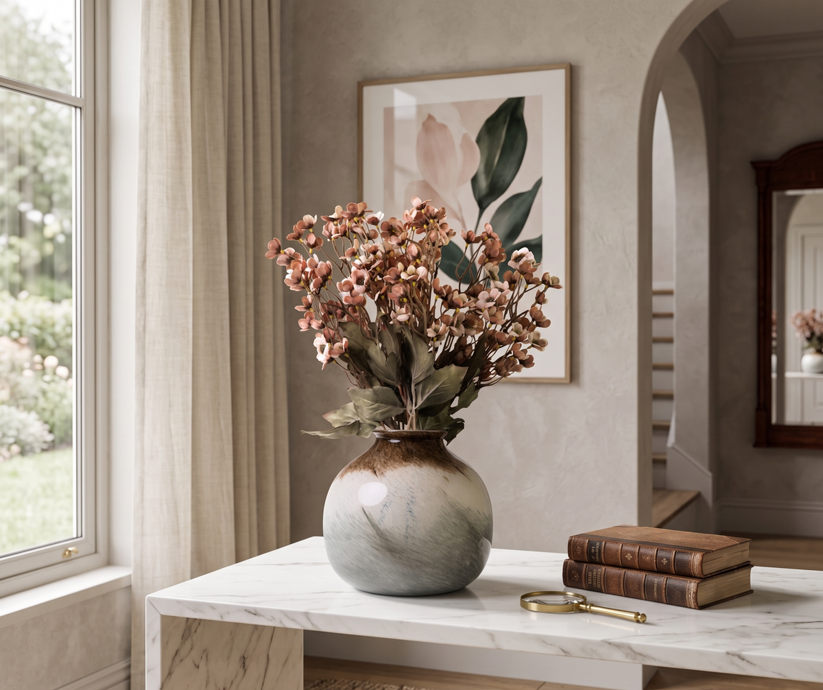 Amber Horizon Vase