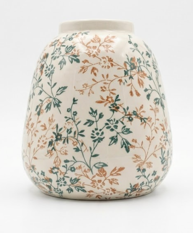 Provincial Chinoiserie Handle Vase